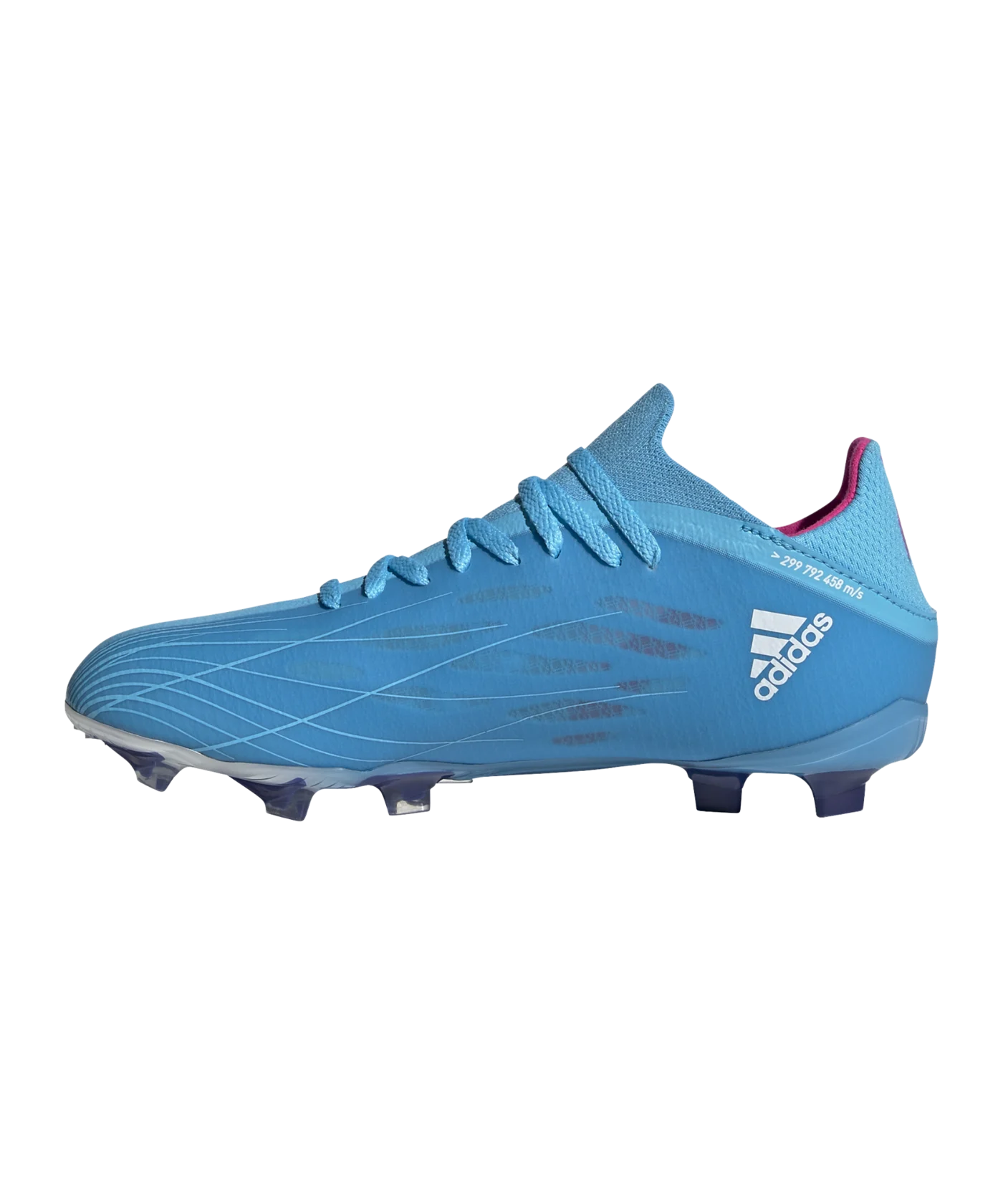 adidas X SPEEDFLOW.1 FG Sapphire Edge J Kids Blau Pink Weiss