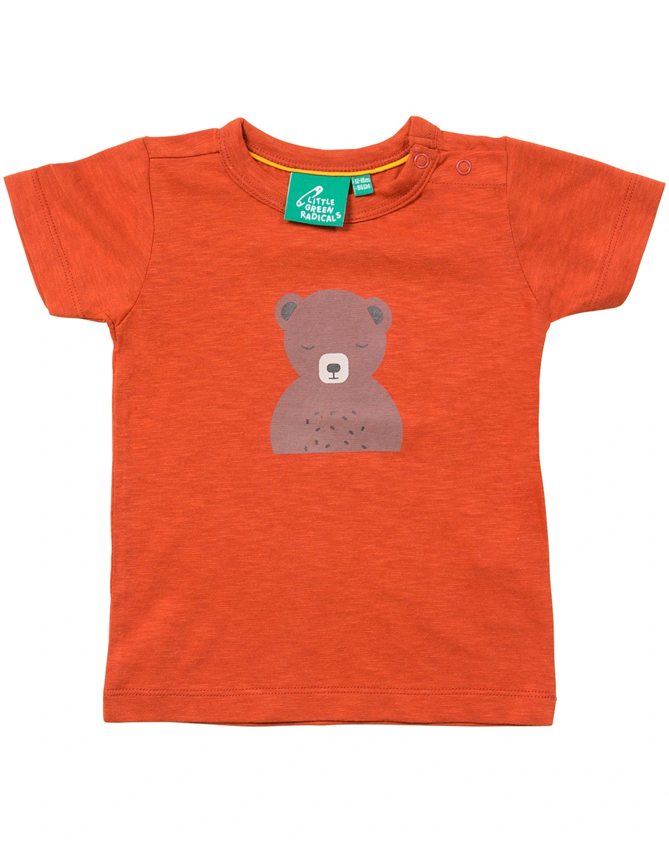 T-Shirt LITTLE BEAR in rot