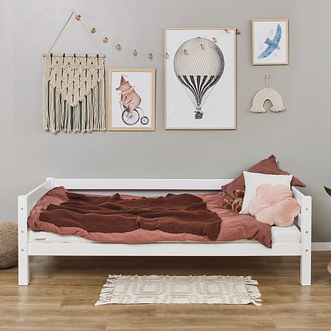 Hoppekids ECO Luxury juniorseng 90x200cm - Hvid