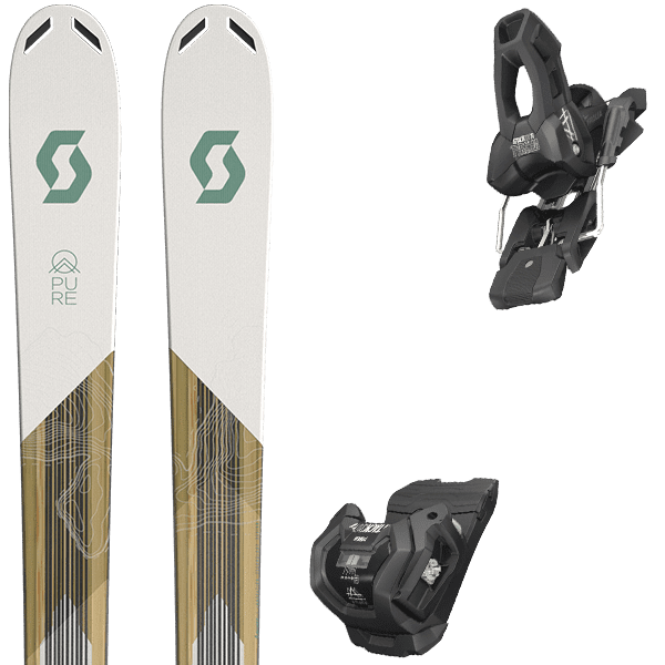 Pack ski SCOTT PURE MISSION 98TI W + Fix