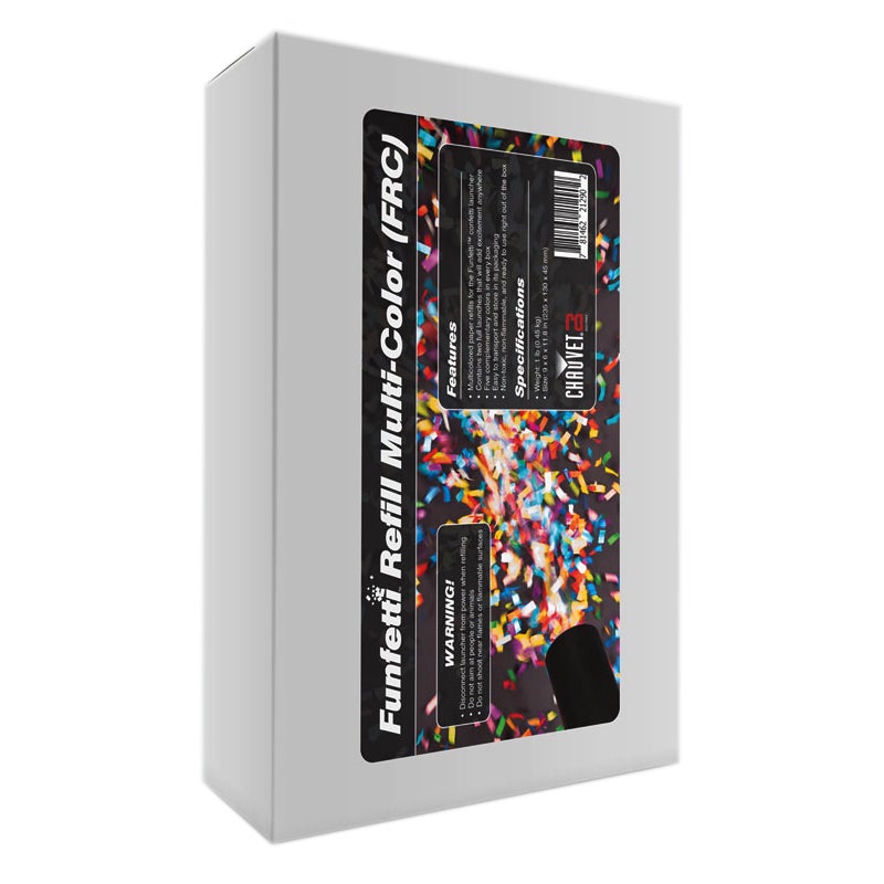 Chauvet DJ Funfetti Refill Color confettisnippers
