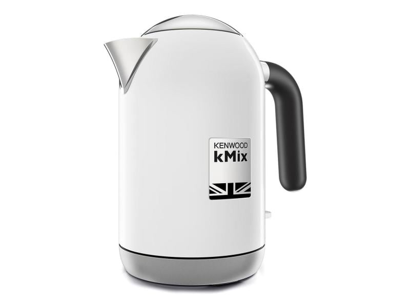 Kenwood Wasserkocher kMix ZJX650WH 1 l, Weiss Wasserkocher mit grosser Deckelöffnung