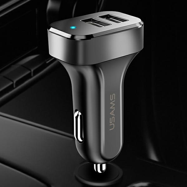 (2.1A) Dual USB A Auto KFZ Ladegerät Schnellladegerät für Zigarettenanzünder Power Delivery (USA000890) - Schwarz