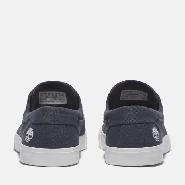 Sneaker Bassa Stringata da Uomo in blu marino