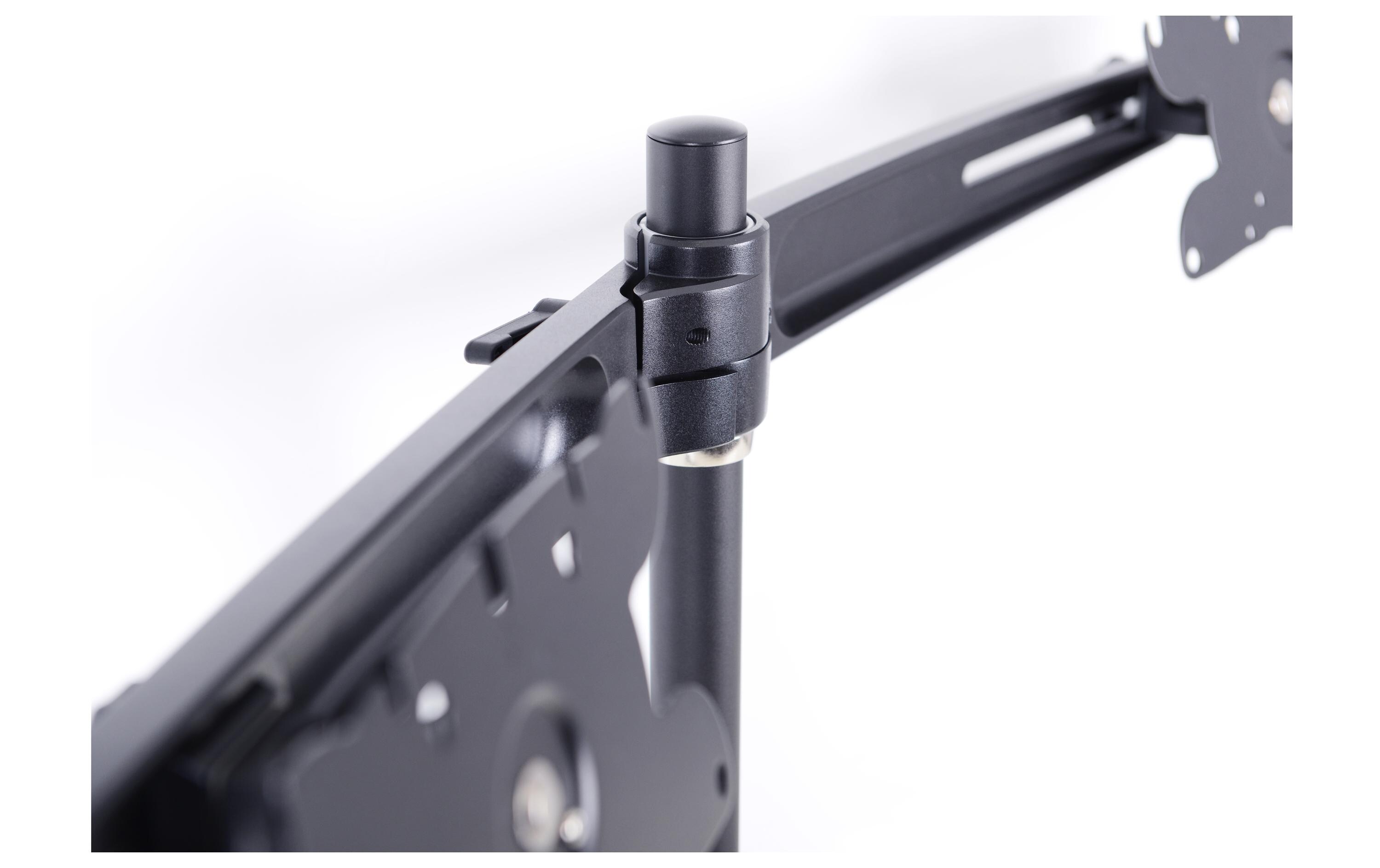 Monitor-Standfuss Triple L bis 24 kg – Schwarz<br>Für 3 Bildschirme