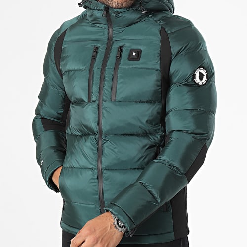 Doudoune Chauffante Capuche Avoriaz Vert