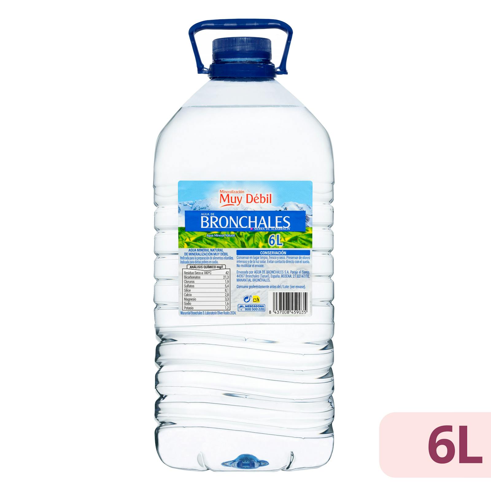 Eau minérale Bronchales Grande