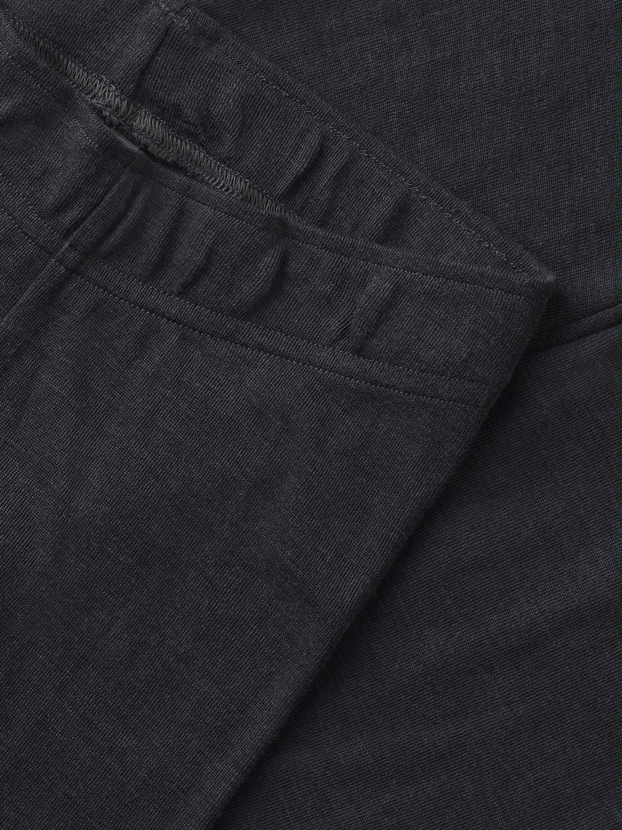 Legging met kanten rand van merinowol/zijde voor dames