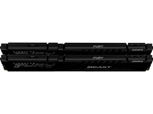 Kingston FURY Beast - DDR5 - sæt - 64 GB: 2 x 32 GB - DIMM 288-PIN - 5200 MHz / PC5-41600 - CL38 - 1.25 V - ikke bufferet - on-die ECC
