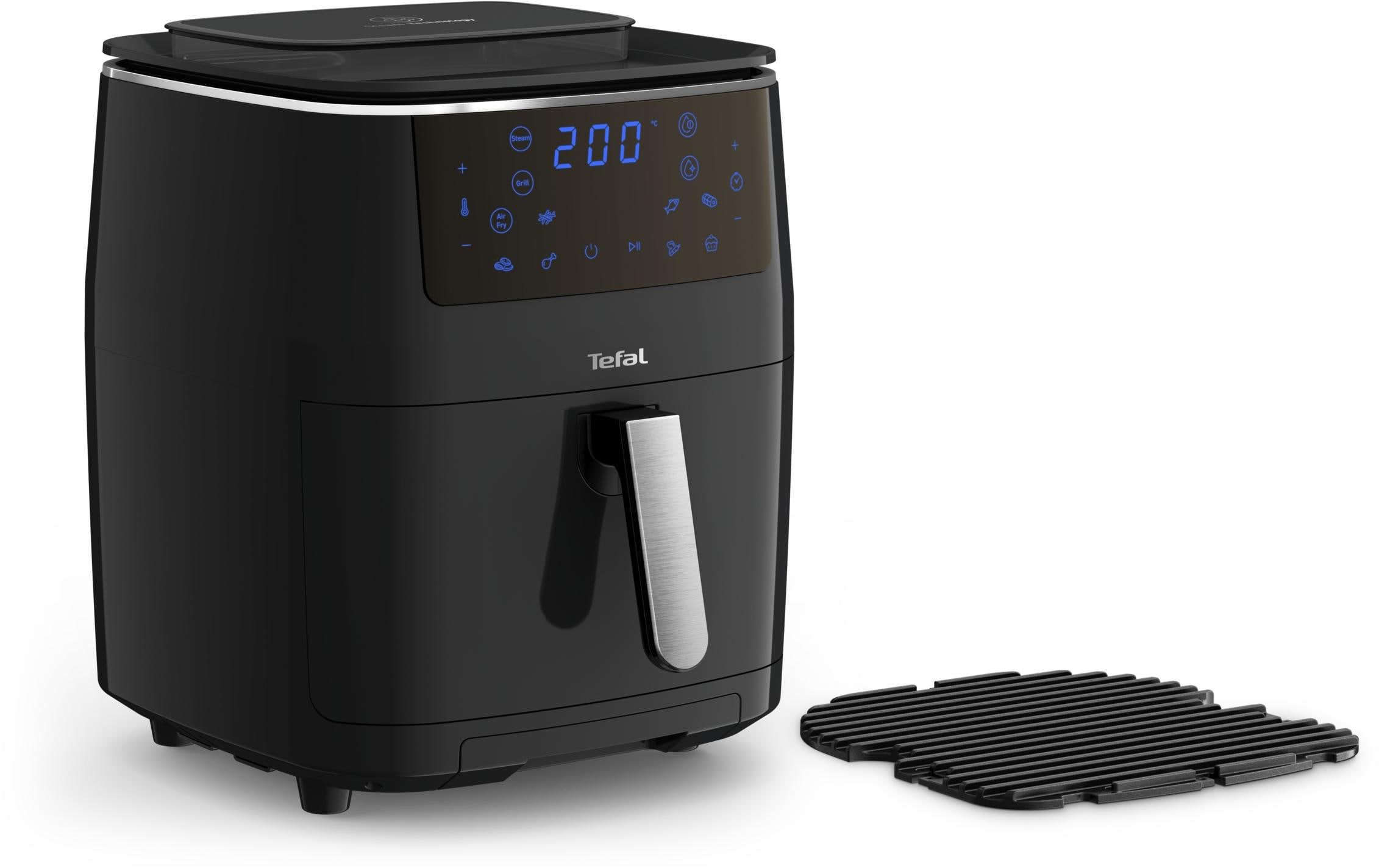 Heissluft-Fritteuse Easy Fry Grill & Steam 3 in 1, Schwarz<br>Heissluftfritteuse mit Grill und Dampfgarer Funktion