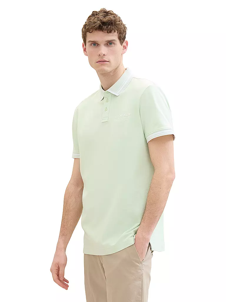 TOM TAILOR Poloshirt grün