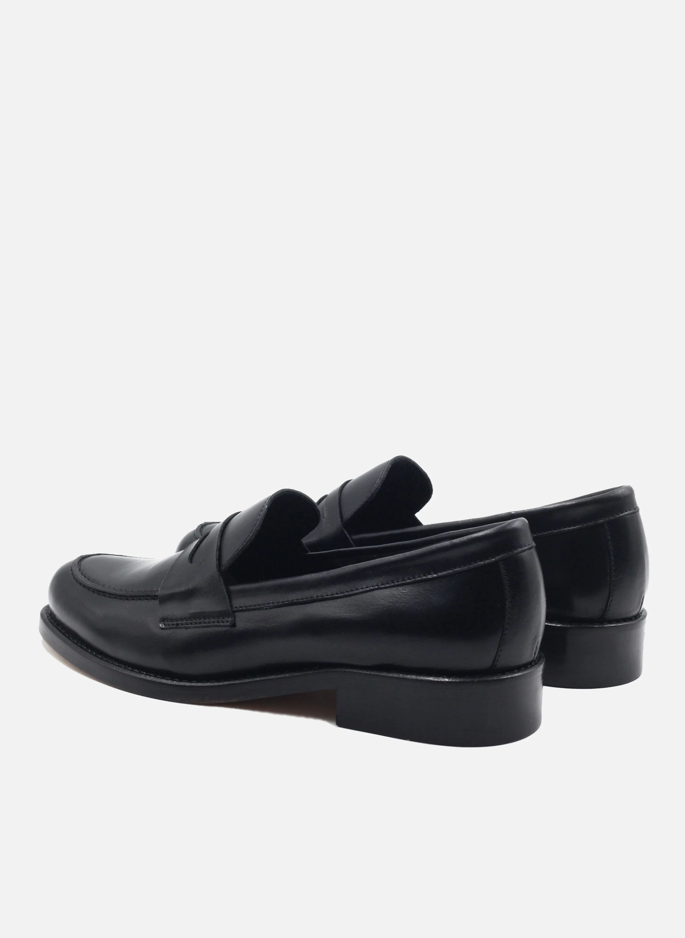 Mocassins cuir lisse | Noir