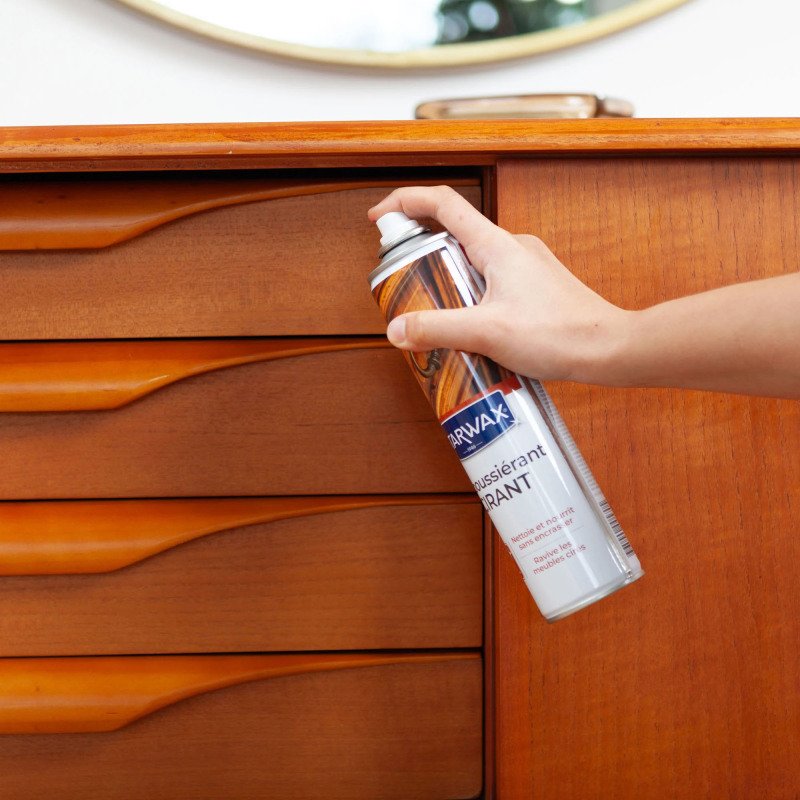 Nettoyant dépoussiérant mobilier intérieur - cirant - 400 mL