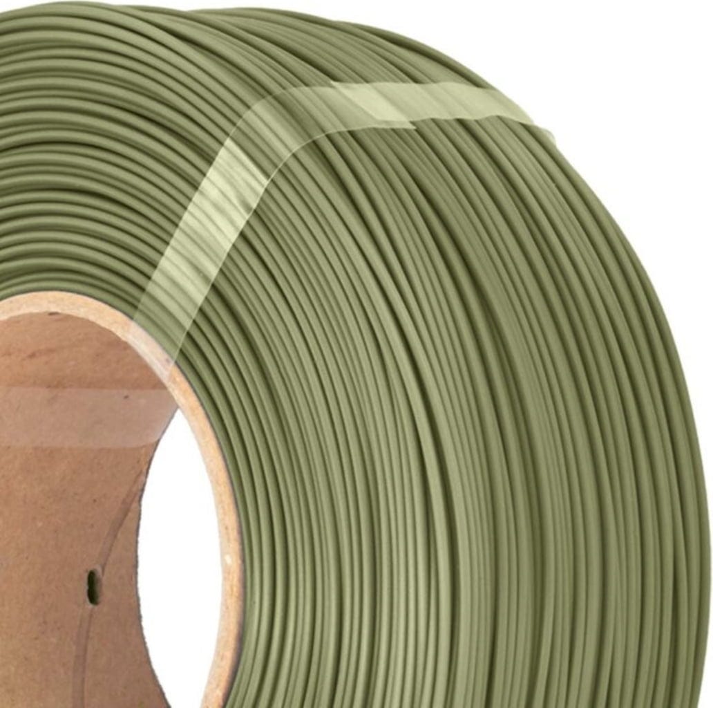 AzureFilm  PLA Matte HS Refill Army Green, 1,75 mm / 1000 g    PLA mit guten mechanischen Eigenschaften, ohne Spule