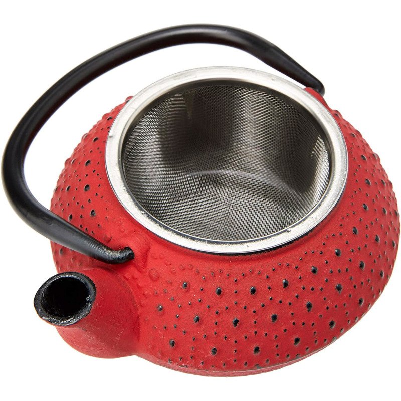 Théière en fonte Hanoi 0,30 L, rouge