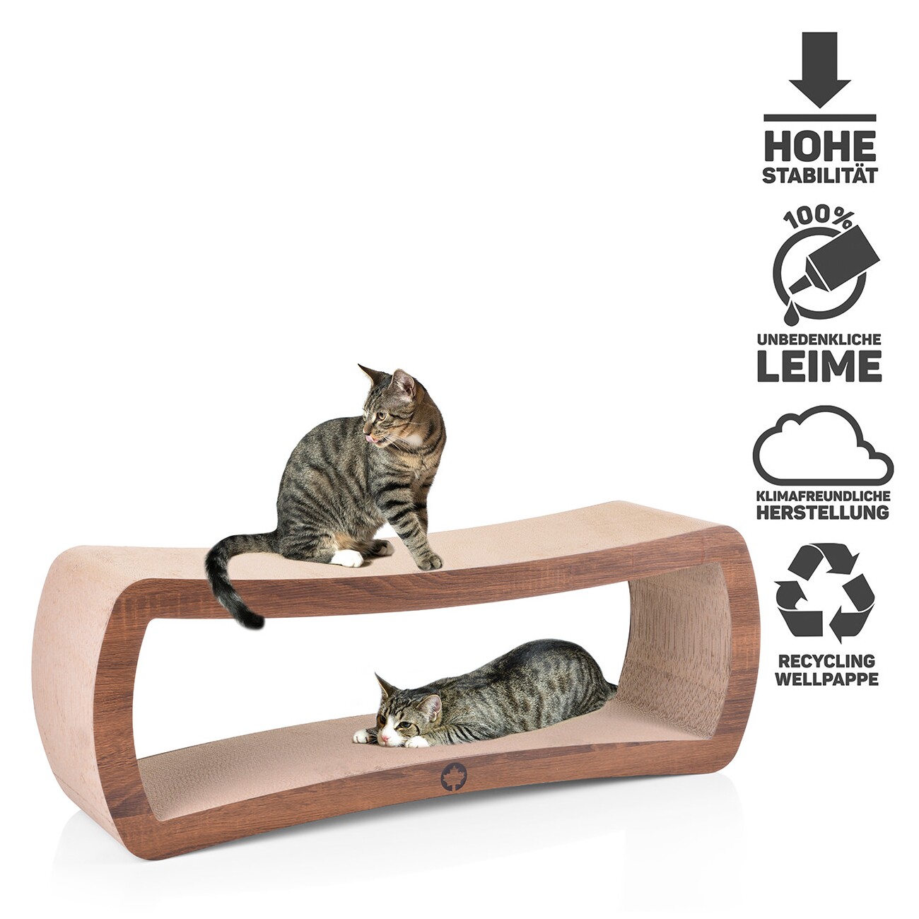 Canadian Cat Company Kratzbrett Jumbo Galaxy braun