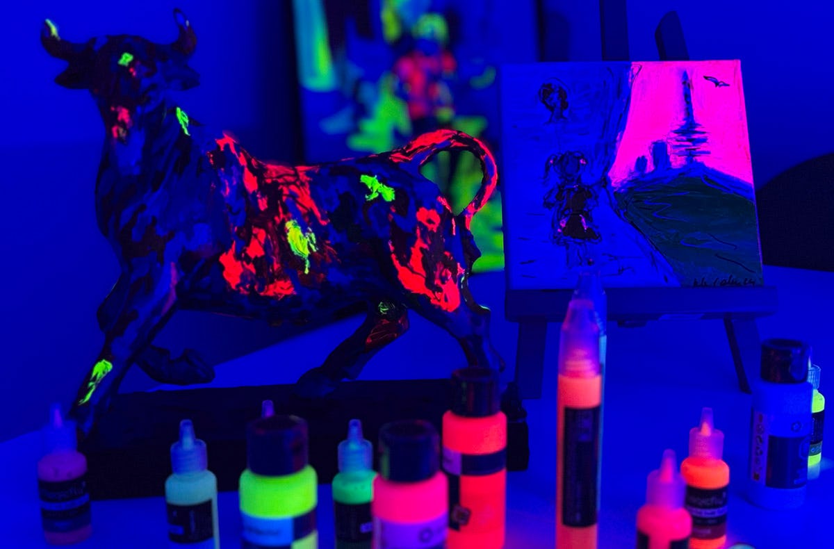 Painting in the dark Waltershausen