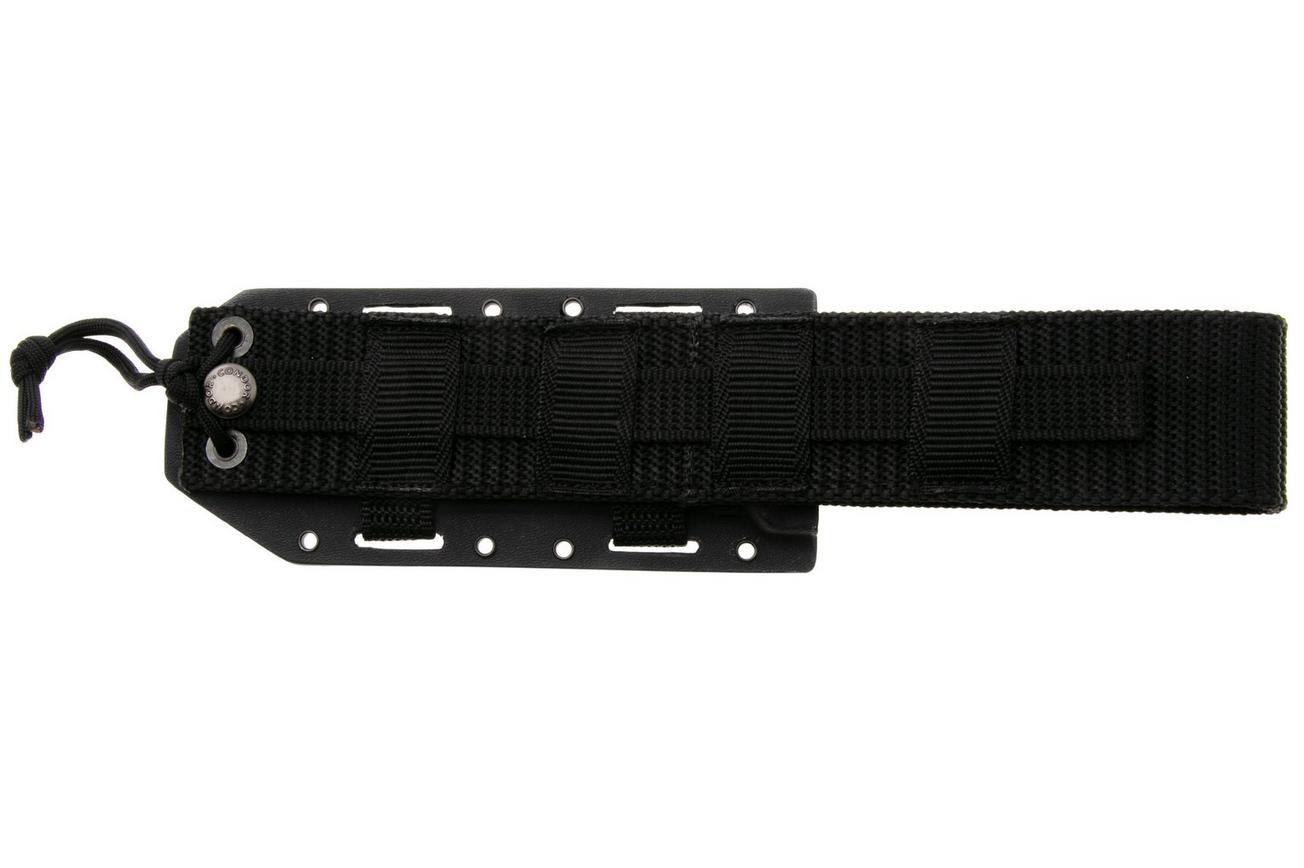 Condor Crotalus CTK257-5.5HC Powdercoated 1075, Green Micarta, vaststaand mes