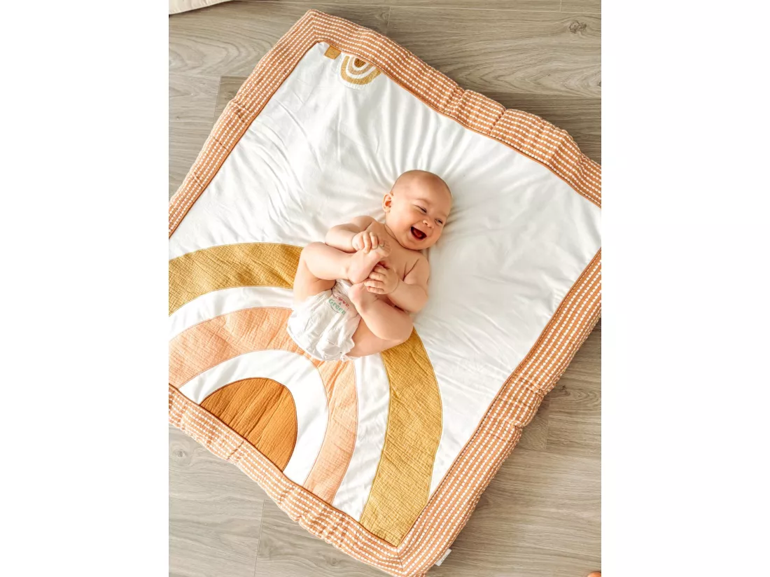 Grand tapis en velours 100x100cm