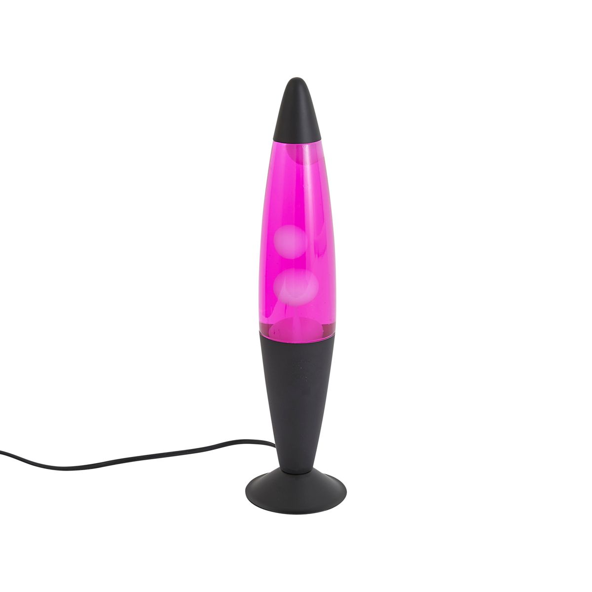 Lavalamp roze met witte wax incl. LED - Molten Lava