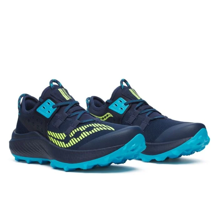 Saucony Herre Trailsko Endorphin Rift Blå