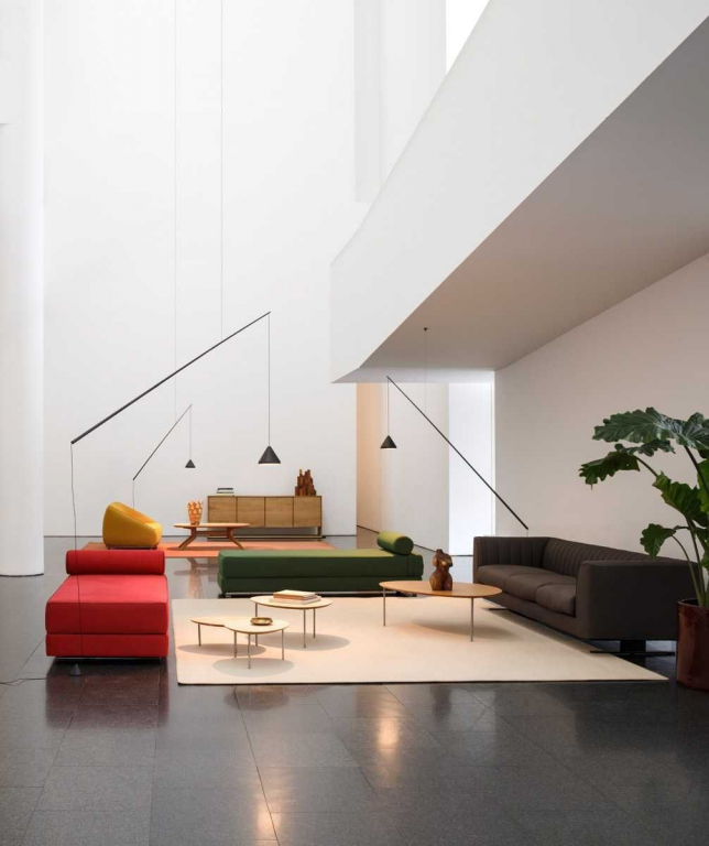 Vibia North 5666 vloerlamp LED zwart