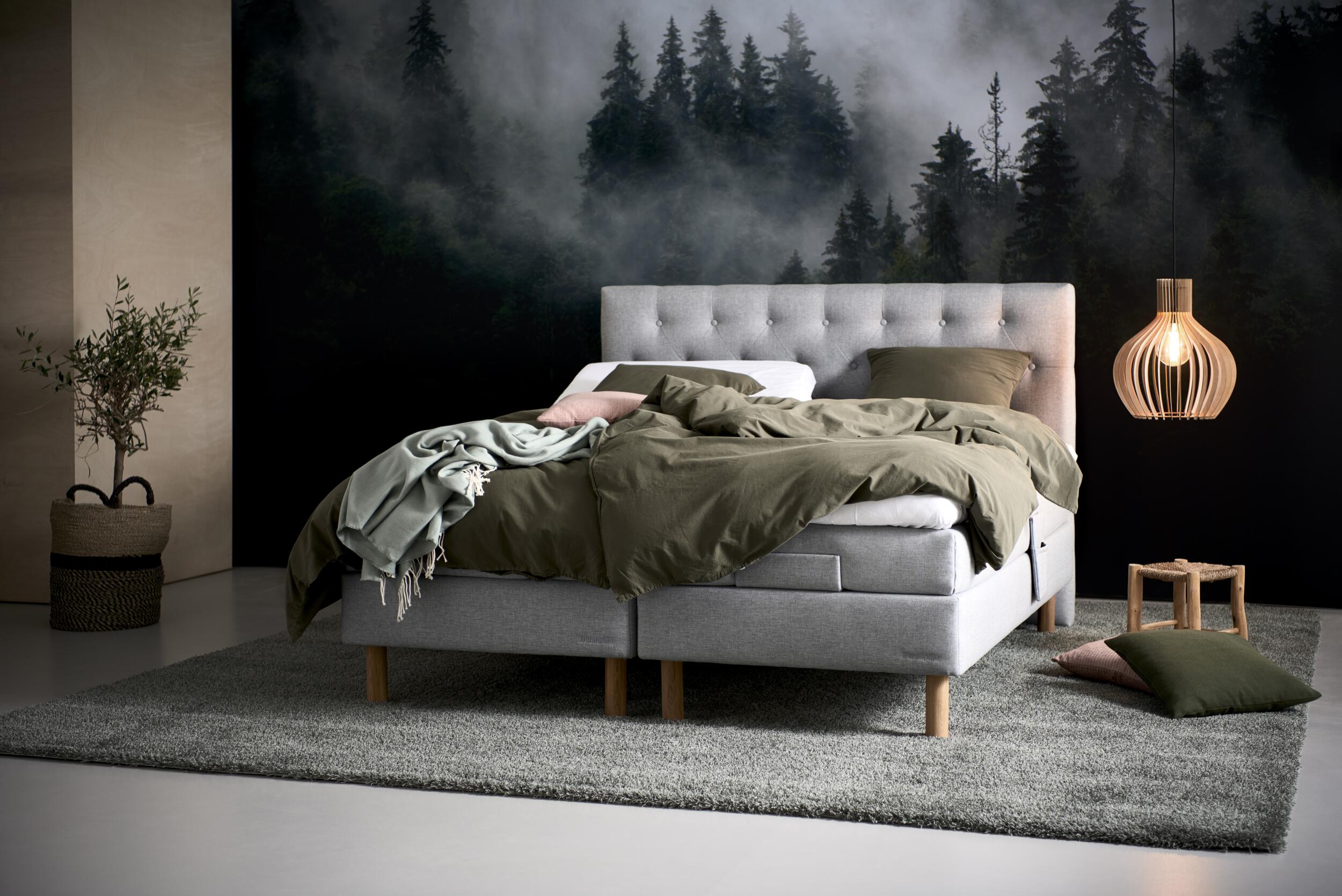 Dunlopillo Pure inkl. 8 cm Original Cool duo topmadras, 180 x 200 cm elevationsseng