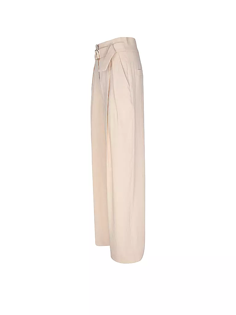 MARC CAIN High Waist Chino WICHITA Wide Fit rosa