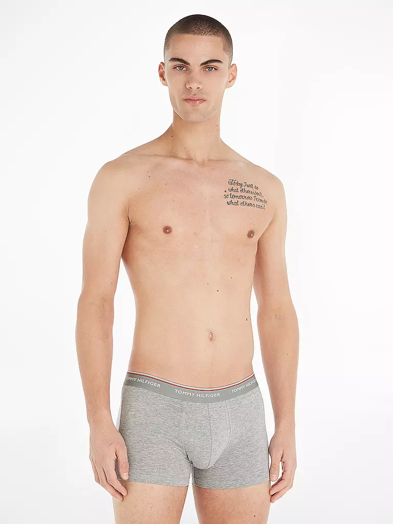 TOMMY HILFIGER Pants 3er Pkg grey grau