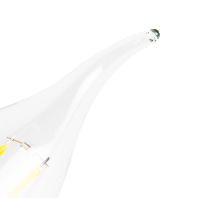 Set van 5 E14 dimbare LED filament tipkaars lampen 250lm 2700K