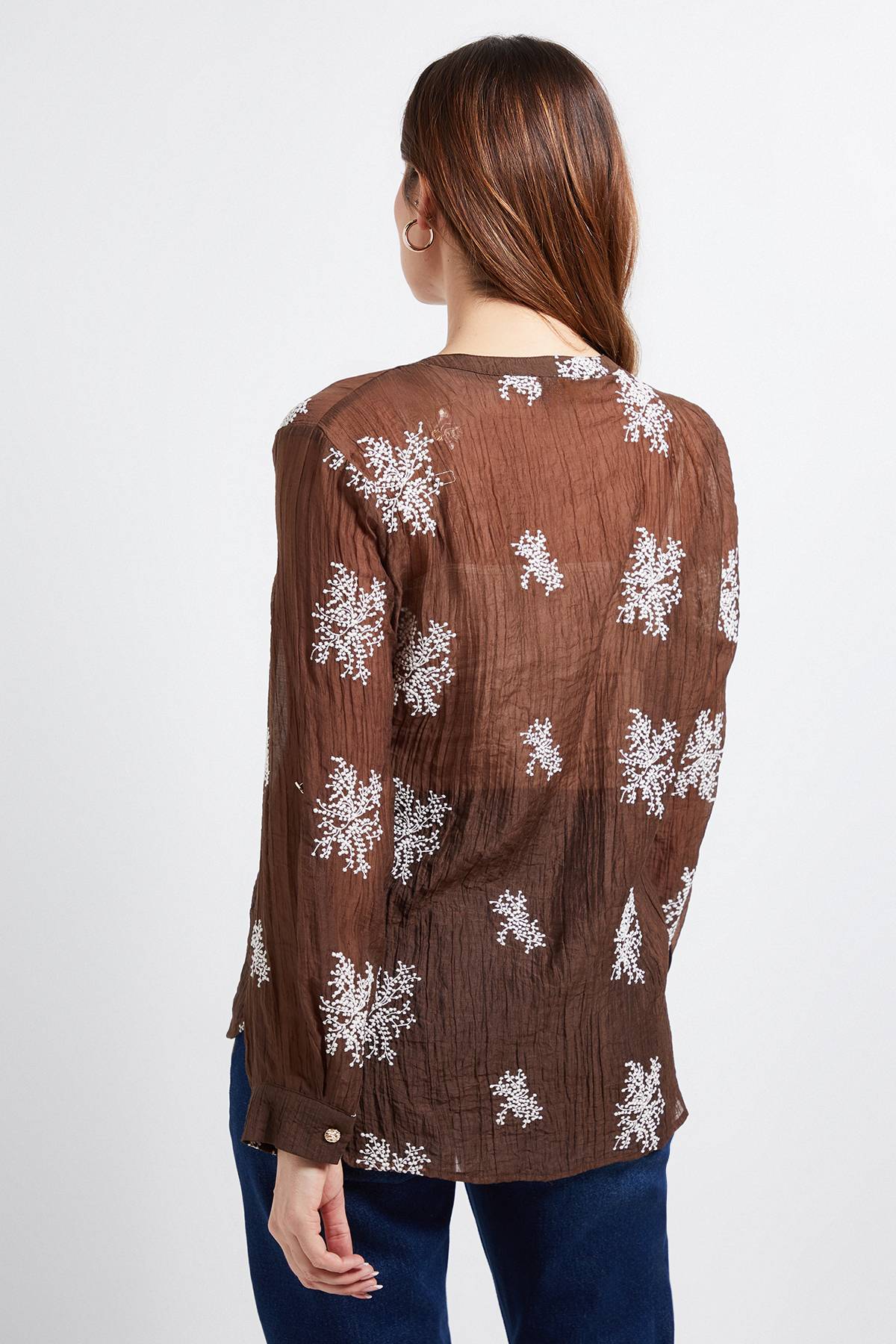 Wallis Chemise Brodée À Enfiler