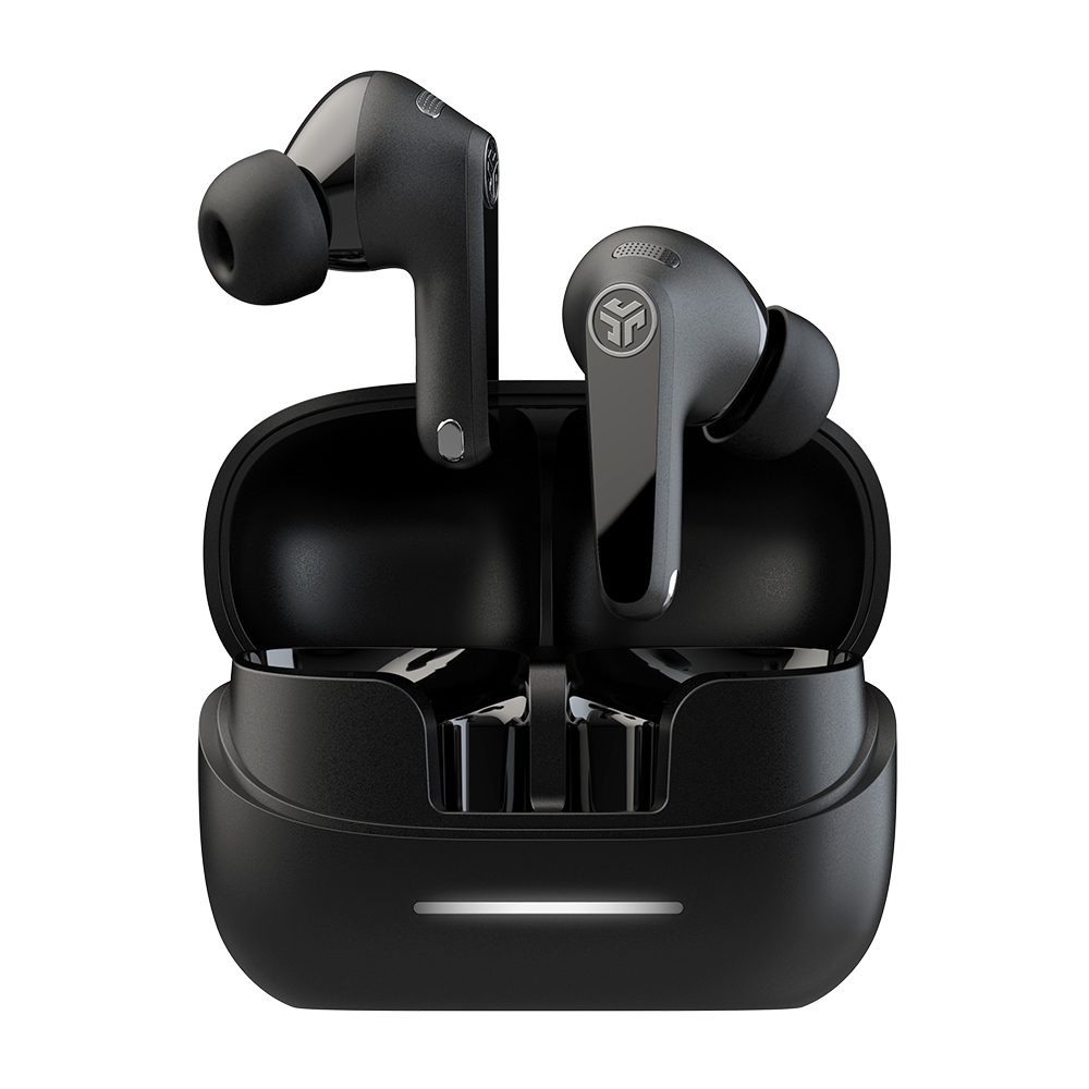 JBuds Pods ANC Bluetooth 5.4 In-Ear TWS Kopfhörer Headset IP55 mit Ladecase (IEUEBJBPODSRBLK124) - Schwarz