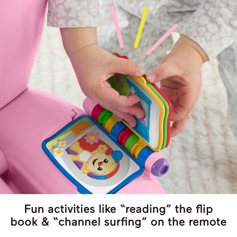 Fisher-Price Lachen & Lernen Smart Stages Aktivitätsspielzeug-Stuhl Rosa