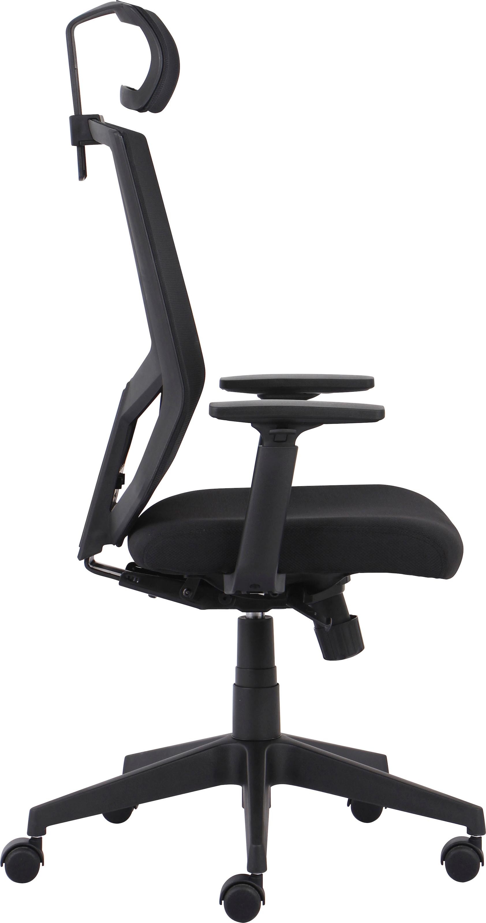 INOSIGN Chefsessel »Netti, Schreibtischstuhl, hochwertige ergonomische Ausstattung« () Kopfstütze, Armlehnen & Rückenlehne verstellbar