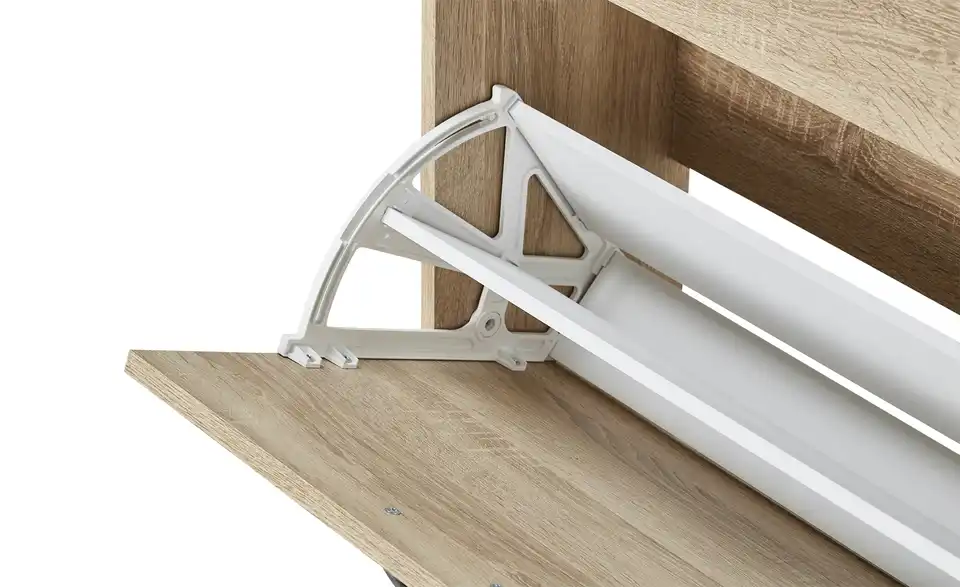 Schuhschrank  Valletta Eiche sägerau (Nachbildung), Eiche Sonoma (Nachbildung) 16 Paar Schuhe