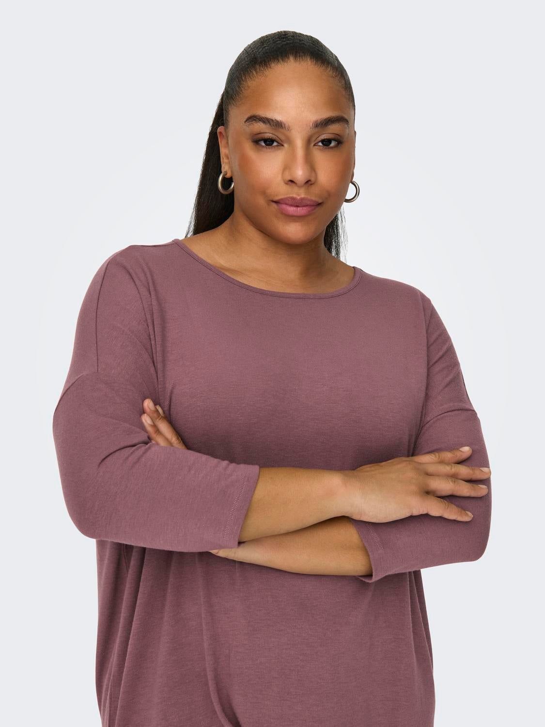 CARLAMOUR Top Rose Brown