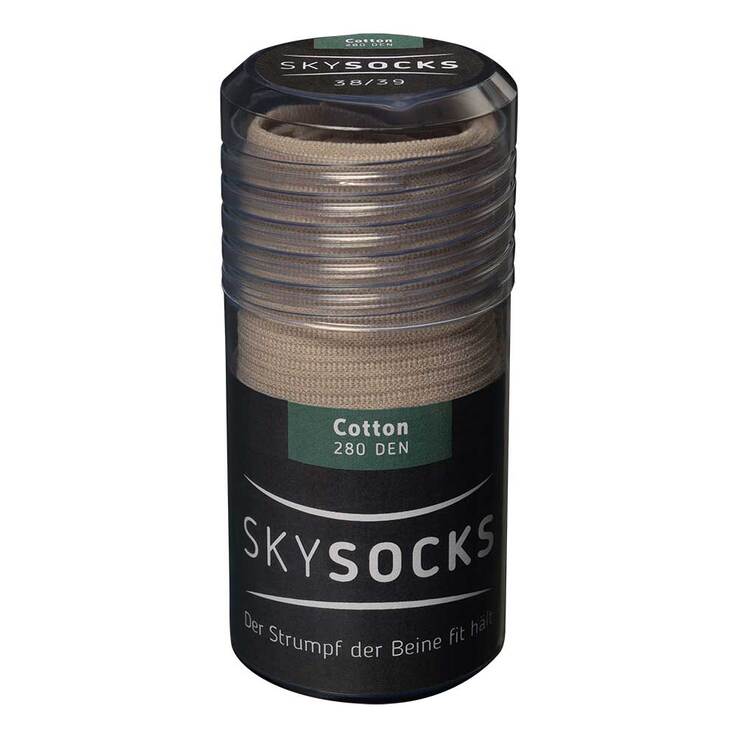 Skysocks Cotton 280den AD 38 / 39 sand, 2 St