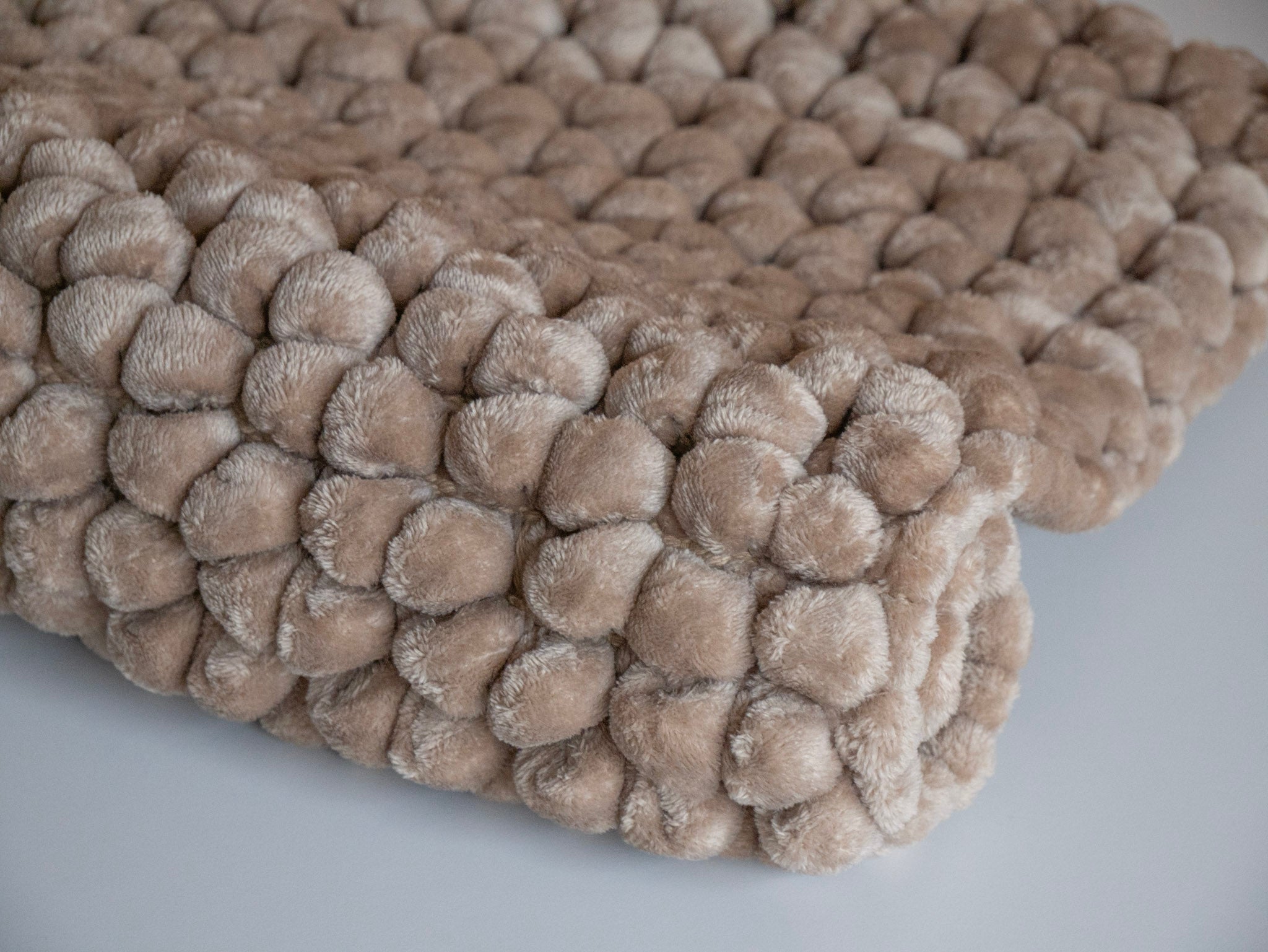 Onyx Badmat Sand | 80 x 160 cm | Beige | Polyester | Katoen
