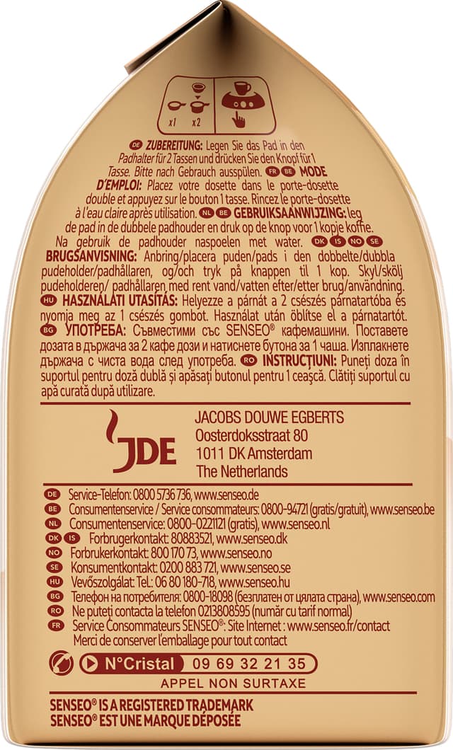 Senseo Café Latte medium kop kaffepuder 4051016
