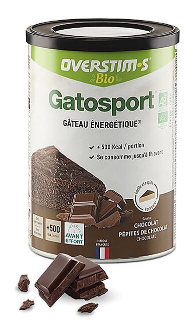 OVERSTIM.S - GATEAU GATOSPORT BIO CHOCOLAT PEPITE DE CHOCOLAT