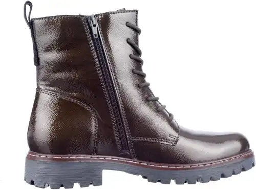 85202 Seibel olijfgroen lak - maat 44 veterboot olijfgroen lak - maat 44 Calandschoen