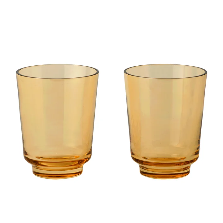 Muuto - Raise Trinkglas 30 cl, burnt orange (2er-Set)