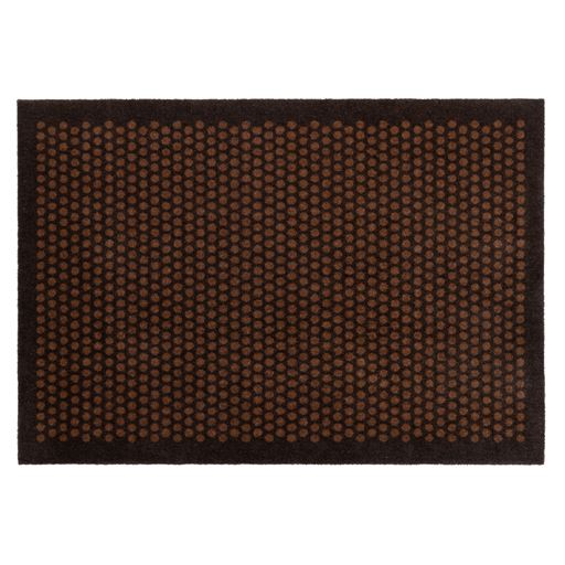 Tica Copenhagen Dot Gulvmåtte, Cognac/Mørkebrun, 90x130 cm