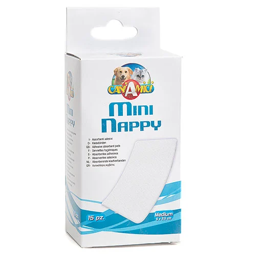 Compressas Nayeco Mini Napi para cães e gatos.