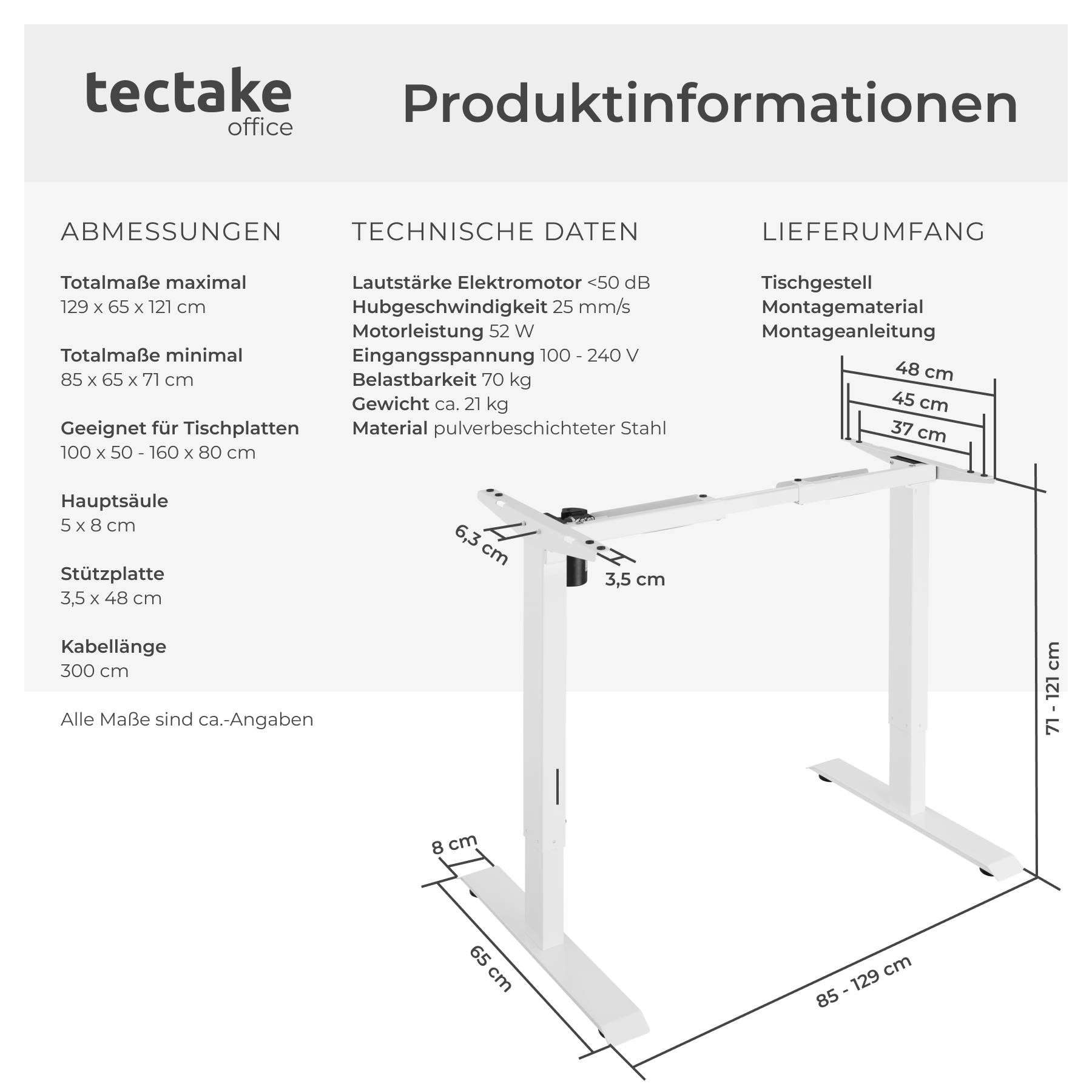 Tischgestell Yannick