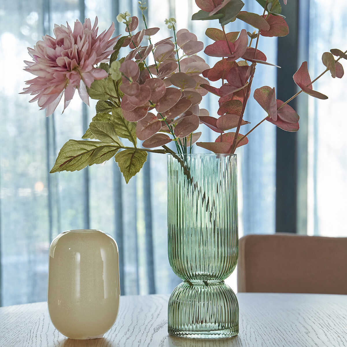 LA REDOUTE INTERIEURS<br>Vaso arredondado em vidro, 14,5 cm de altura, Iva