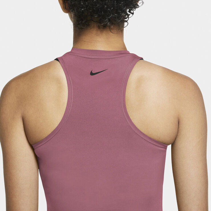 Nike Performance Cropped Traeningstop Pink