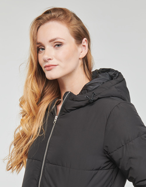 JDY - JDYNEWERICA SHORT HOOD JACKET OTW - Noir