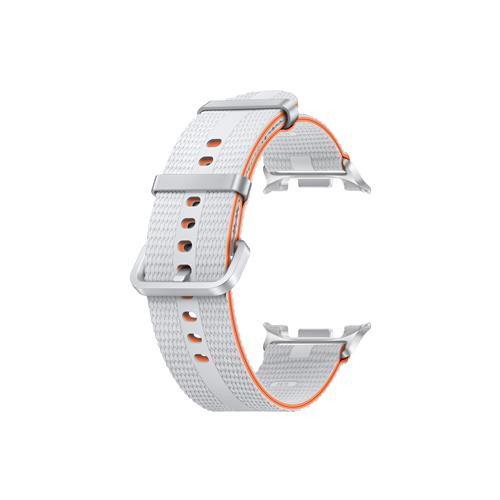 (M/L) Samsung - Samsung Galaxy Watch 8 (40mm) Sportarmband Athleisure (ET-SOL33LWEGEU) - Weiss