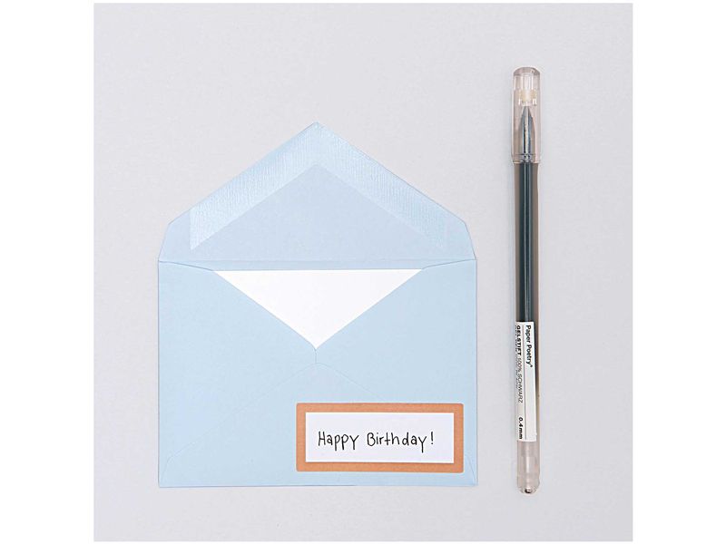 Rico Design Paper Poetry Essentials Umschlag B6 Hellblau Kuvert B6